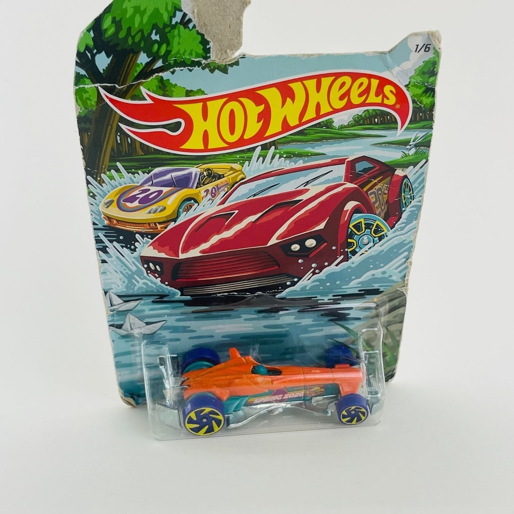 2020 Hot Wheels Spring / Easter Series Car #1 F-racer New Near Mint
